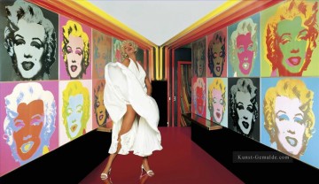 Marilyn Monroe Tänzer Andy Warhol Ölgemälde